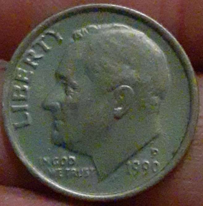 1990-P-Dime-That's-Blue.-What-Do-You-Guys-Think?